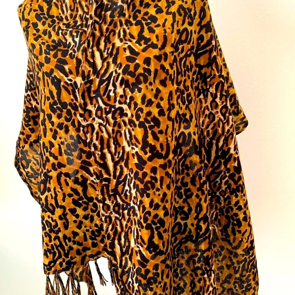 Leopard Print Scarf
